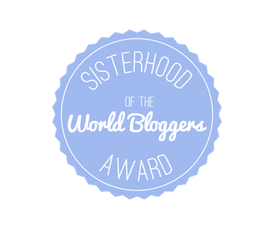 Sisterhood of the world blogger award