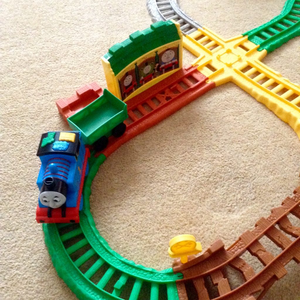 Thomas & Friends My First All Around Sodor, Thomas is a Tidmouth sheds
