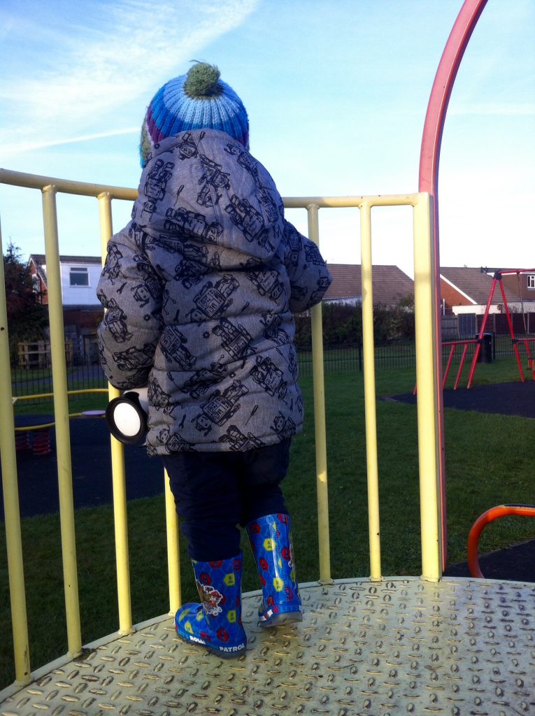 Winter coats matalan boys robot print grey