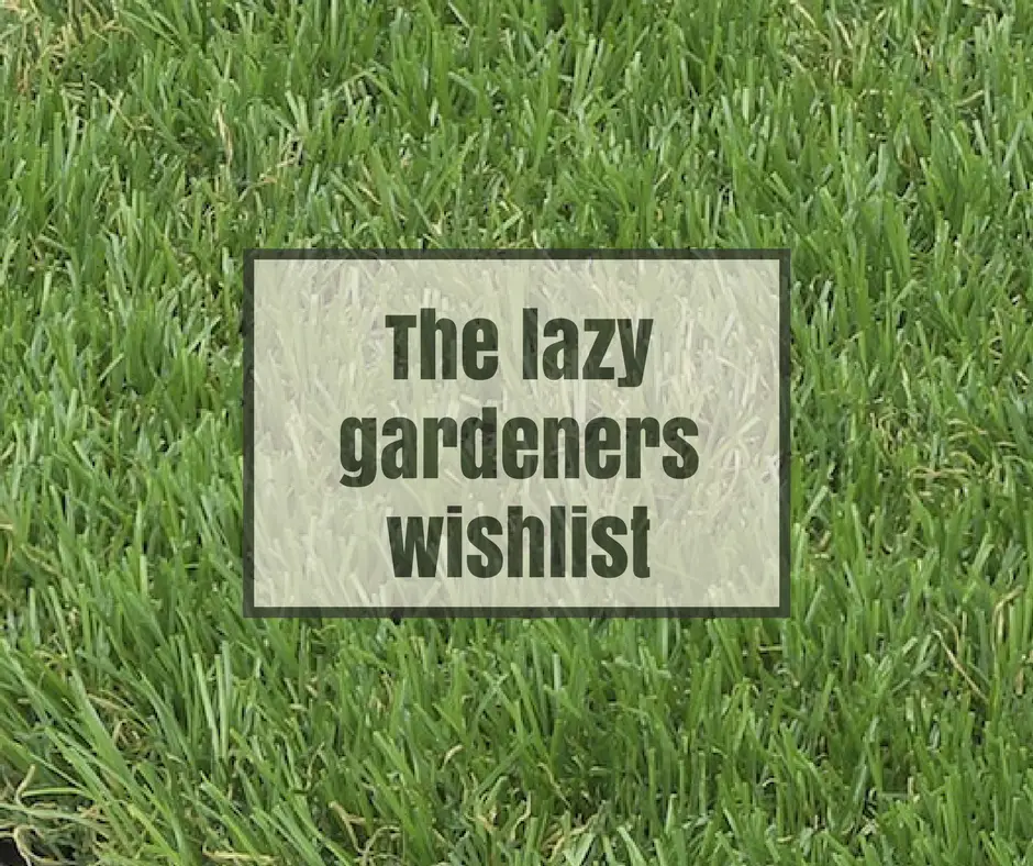 The lazy gardeners wishlist