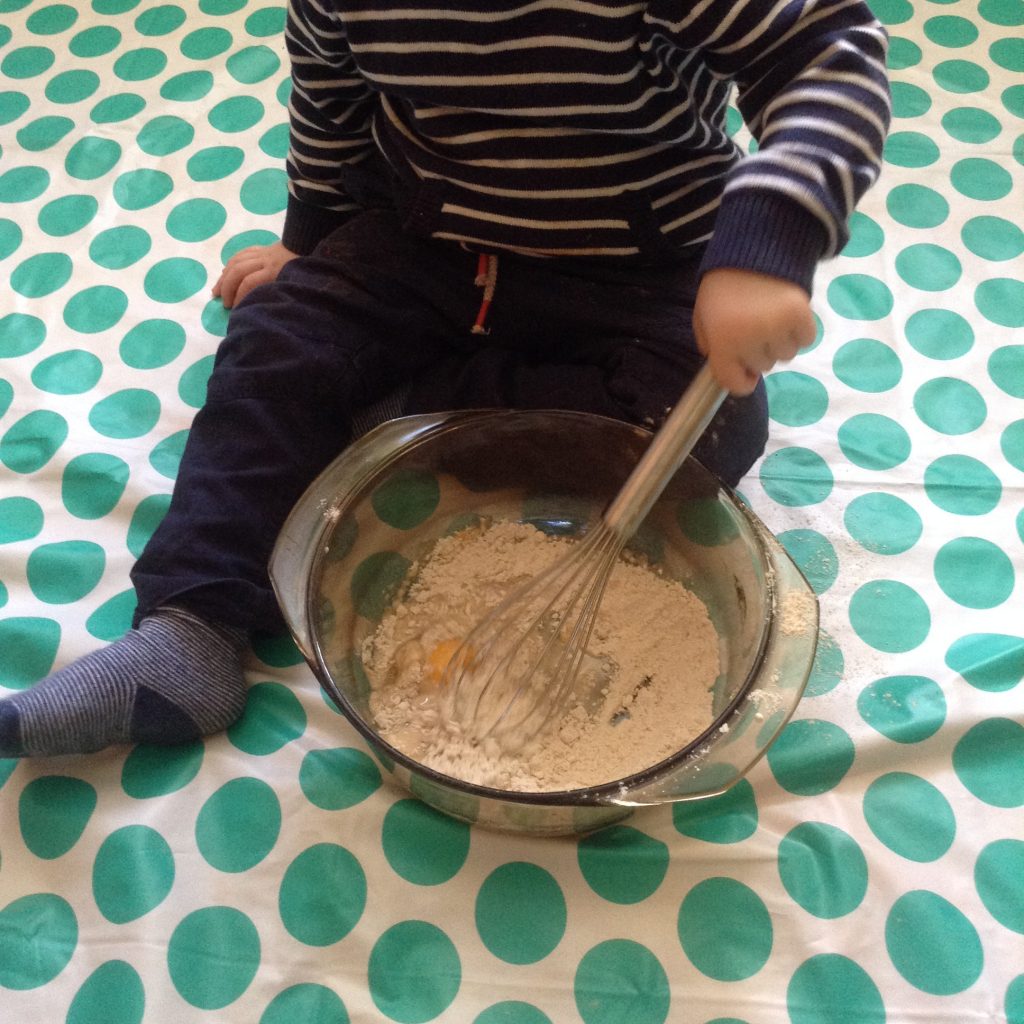 baking Mickey Mouse fairy cakes