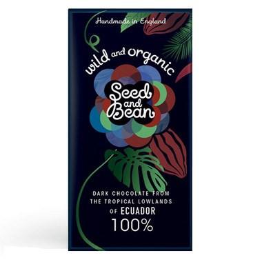 Fairtrade chocolate Seed and Bean 100% Ecuador dark chocolate 