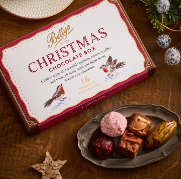 Gift ideas for food and drink lovers Betty’s chocolates