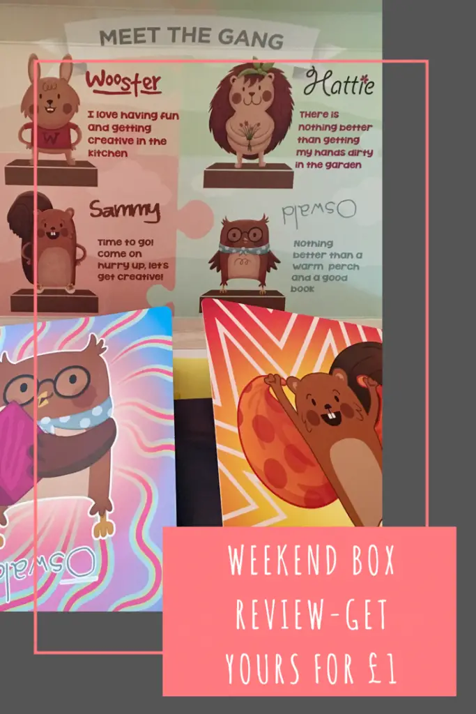 Weekend box review, Children’s subscription box for only £1