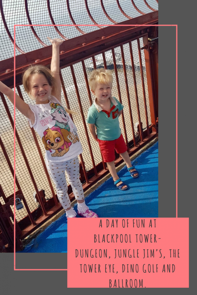 A day of fun at Blackpool Tower- Dungeon, Jungle Jim’s, the Tower Eye, Dino Golf and Ballroom. #blackpool #blackpooltower #lancashire