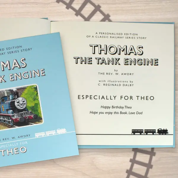 children's gift guide personalised thomas book