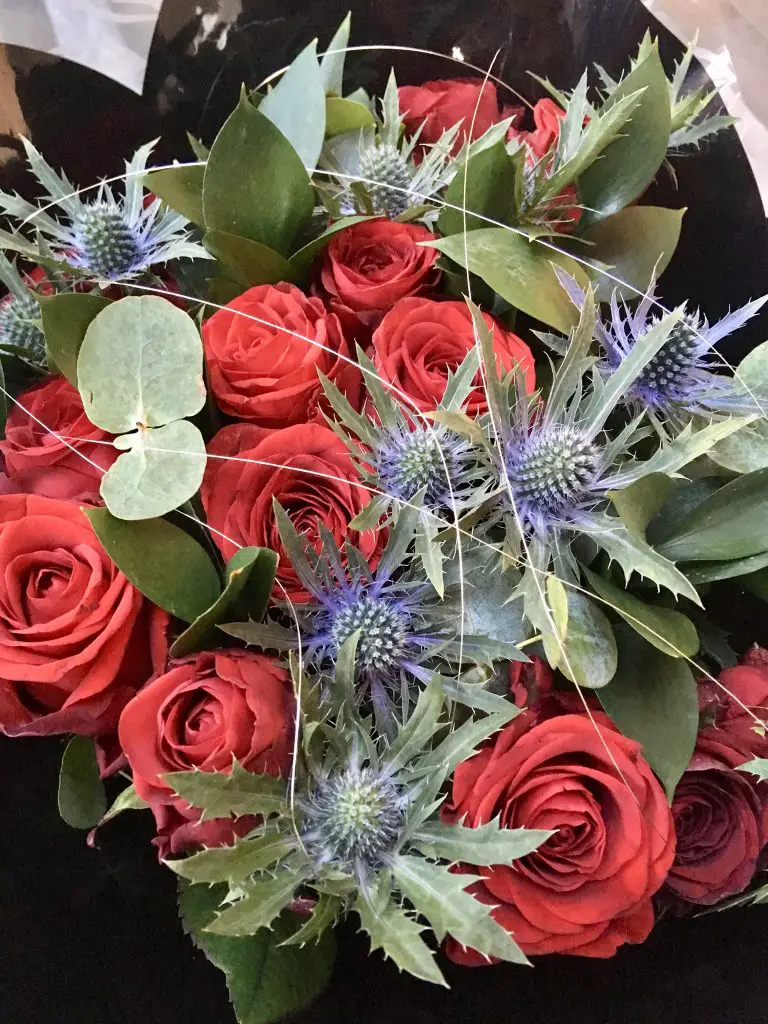 Prestige Flowers Valentine’s review A close up of bouquet 