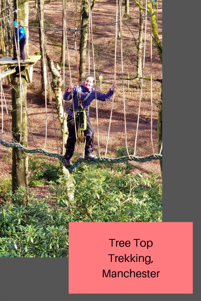 Tree top trekking at Heaton Park in Manchester 