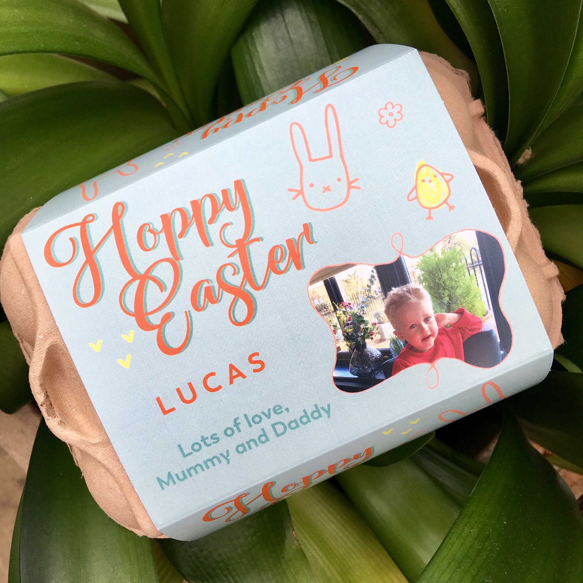 Easter gift ideas personalised Easter egg box
