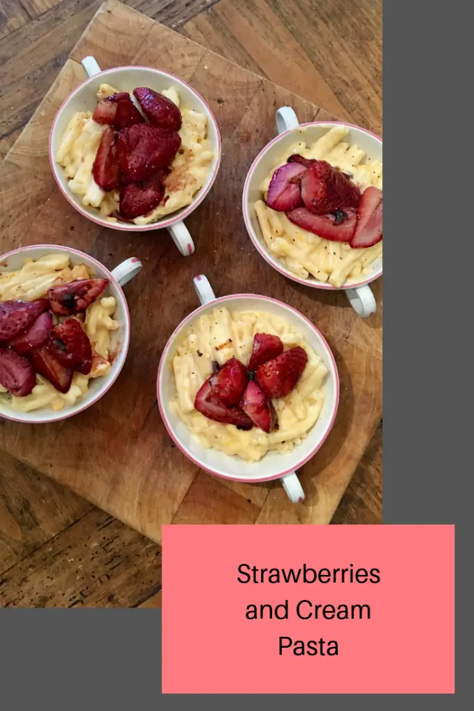 Get Your Kids to Eat Anything - Strawberries and Cream Pasta #getyourkidstoeatanything