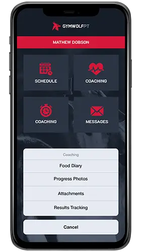 GymWolfPT mobile app