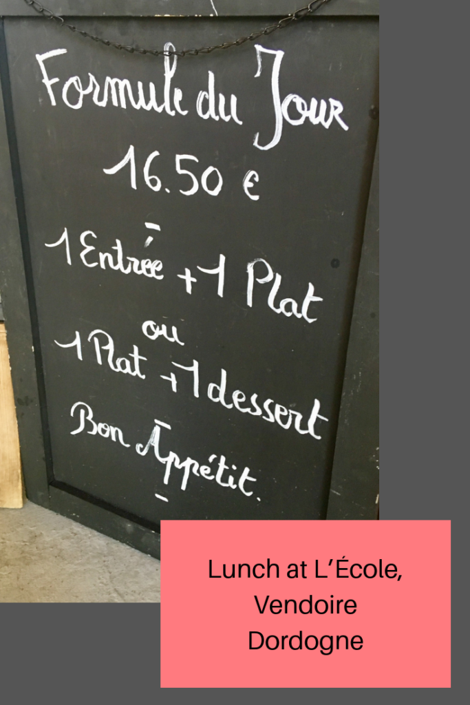 Lunch at L’École, Vendoire #dordogne #france