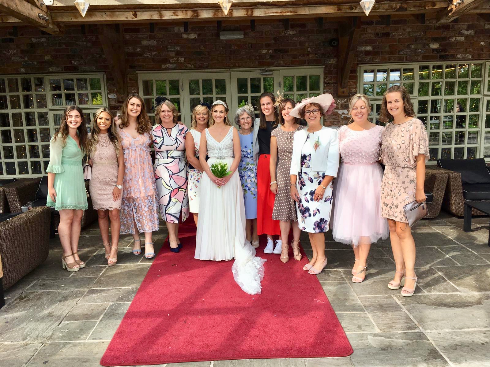 The ladies photo at the wedding