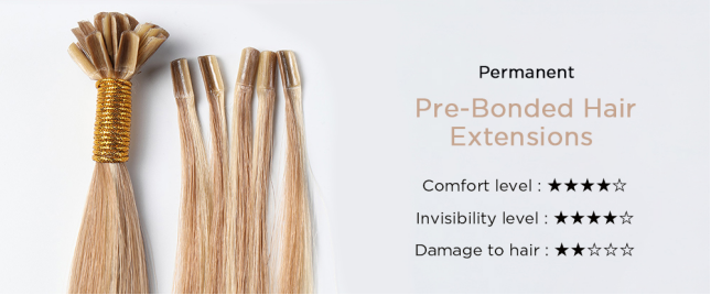 pre bonded hair extensions