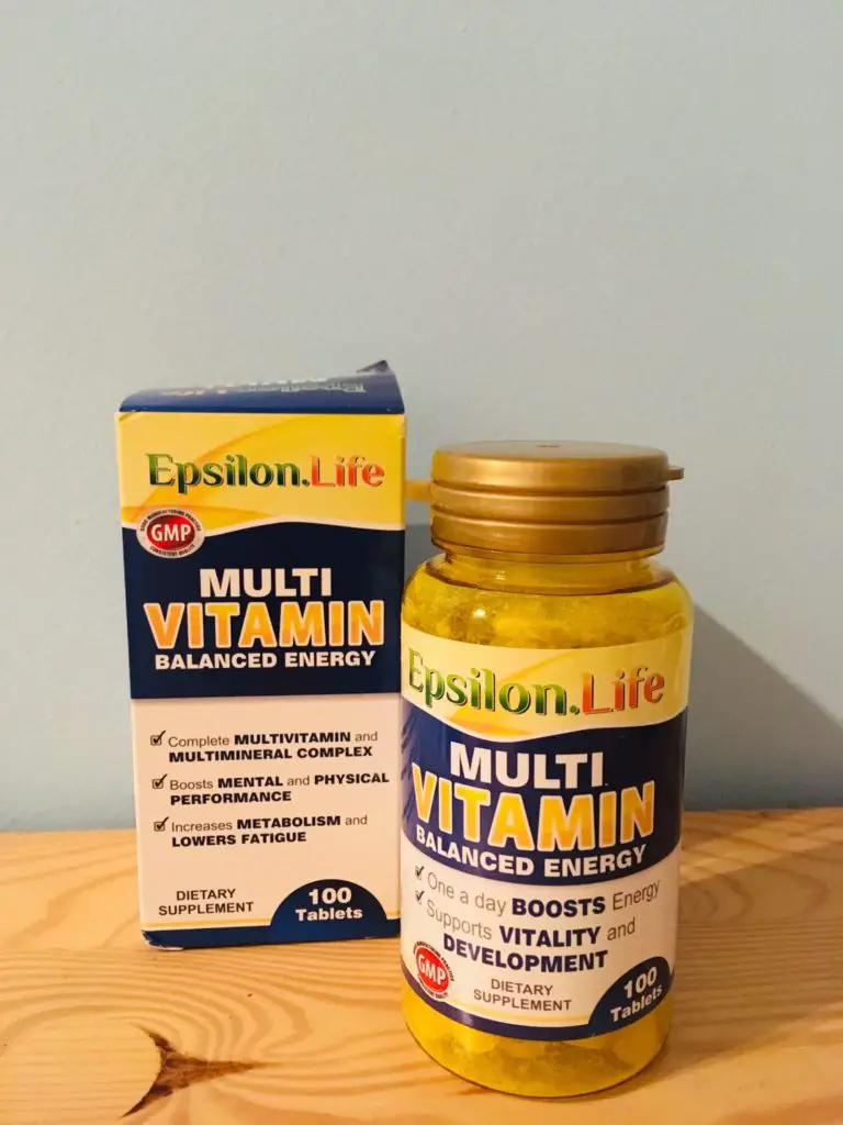 The best way to treat a cold, photo of bottle of epsilon life multivitamin tablets 