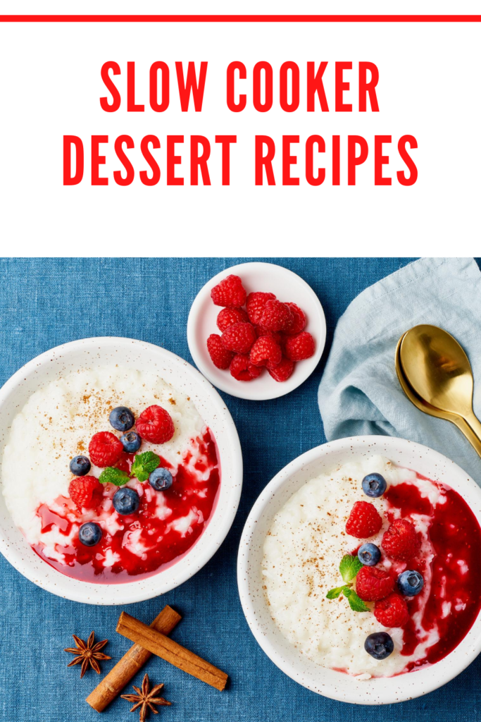 Slow cooker dessert recipes