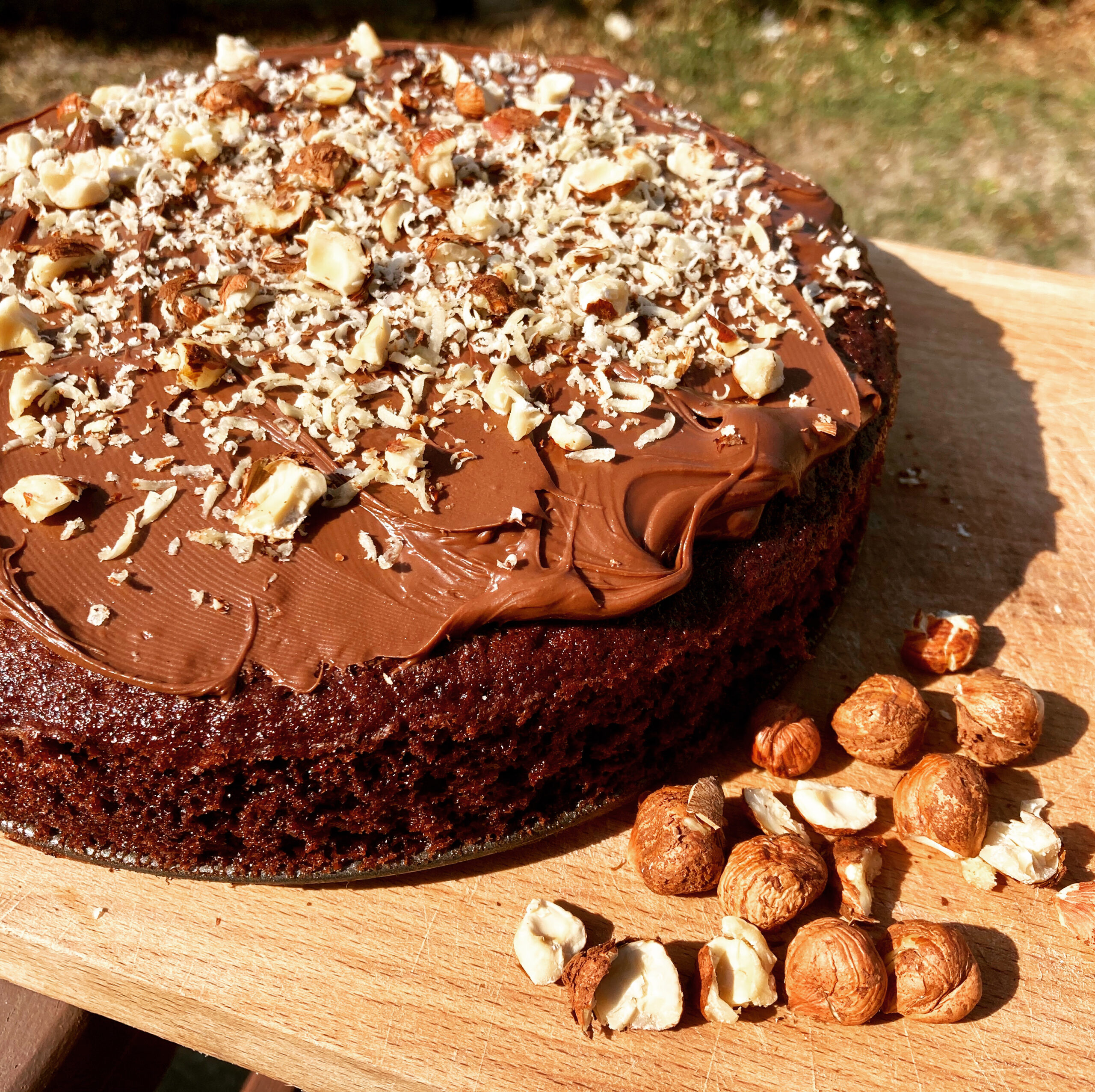 Chocolate and hazelnut cake