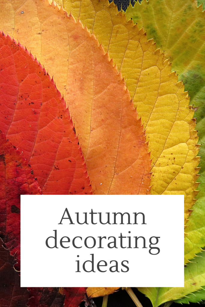 Autumn decorating ideas