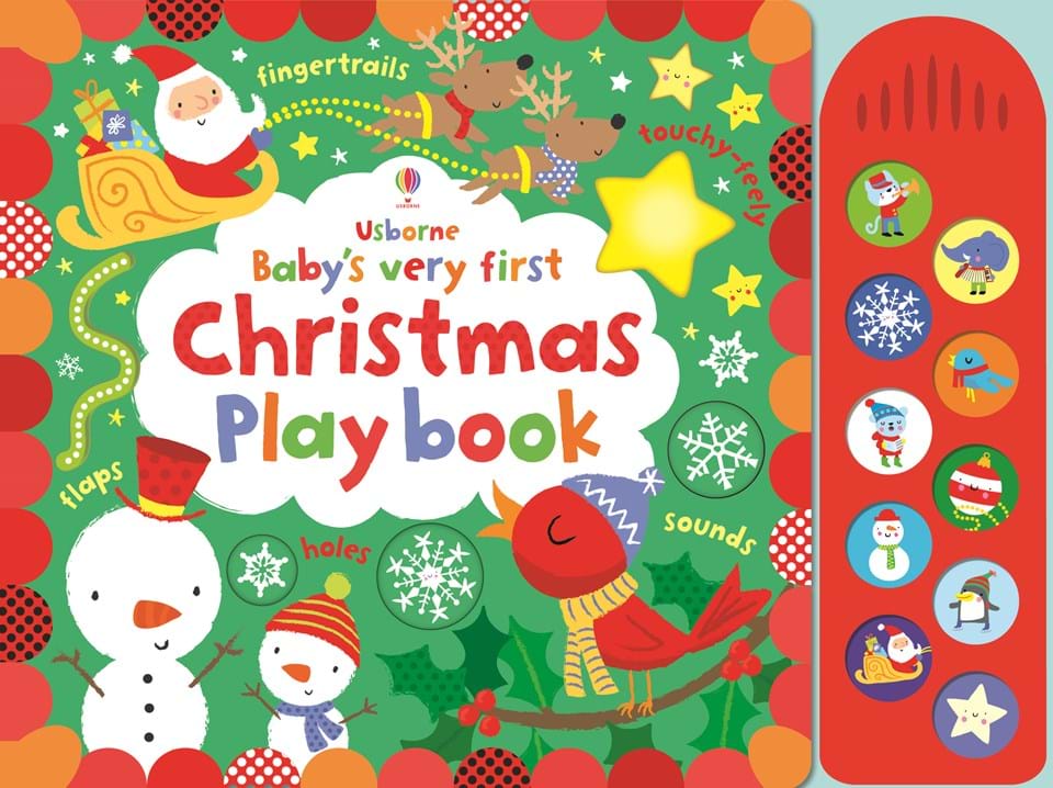 usborne babys very first christmas play book