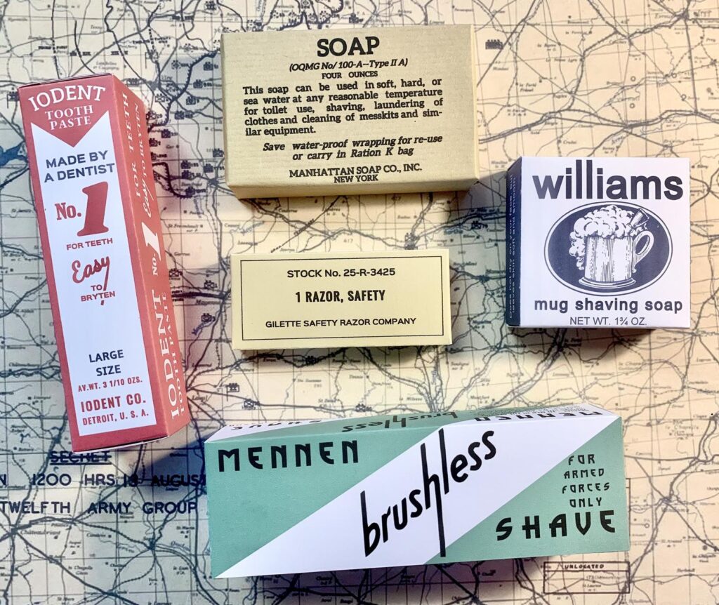 WW2 US Toiletry Boxes Set (Repro)