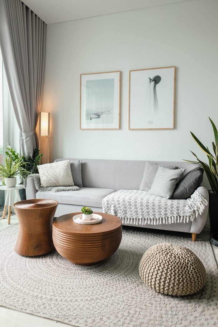 a neutral coloured lounge