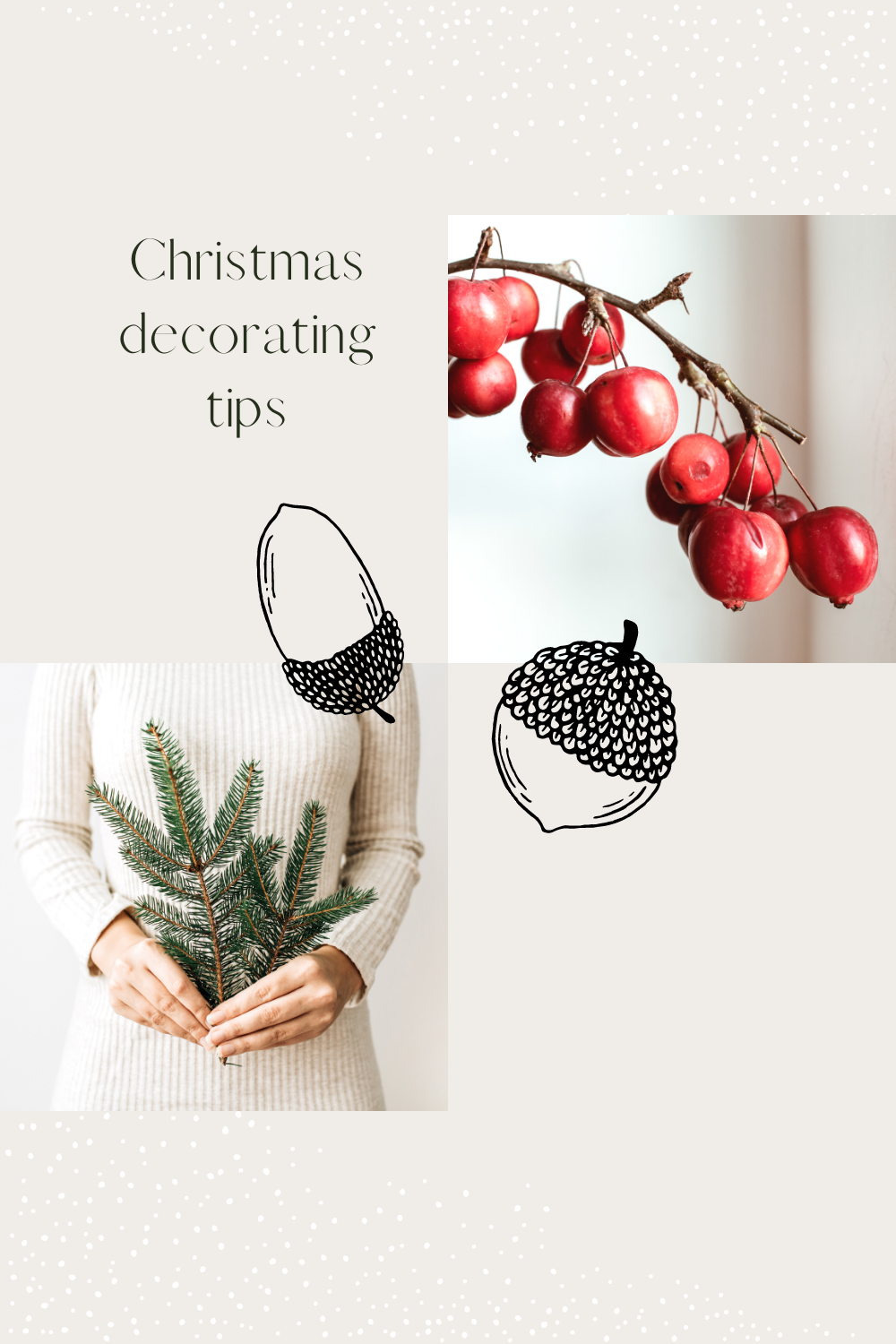 Christmas decorating tips. For the decorator with limited time and funds, tune in to the five senses to decorate the home for the holidays.