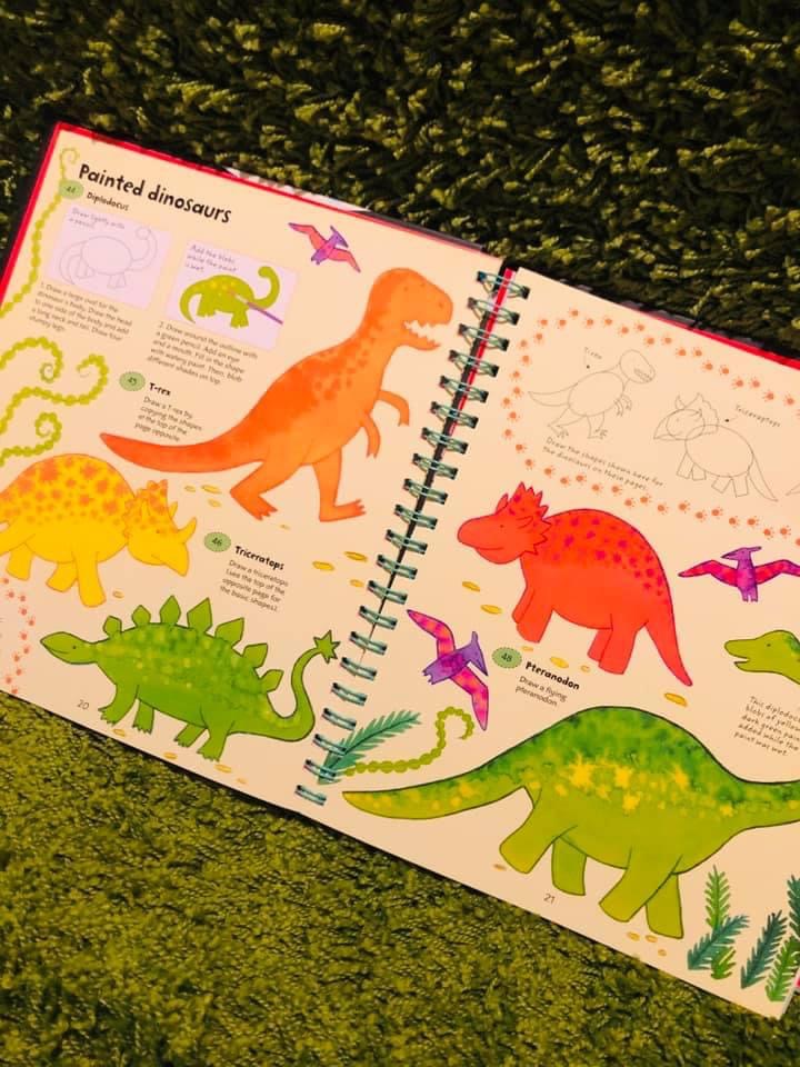 Children’s activity book with things to make 