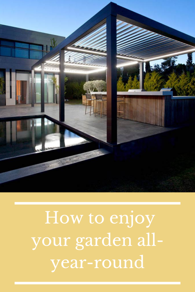 How to enjoy your garden all-year-round. Spending time outdoors is relaxing for you and exciting for the children