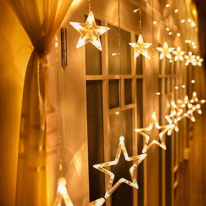 star curtain lights