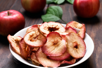 red dehydrated apples