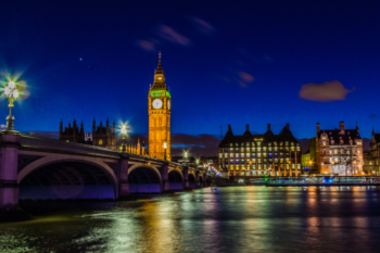 london at night
