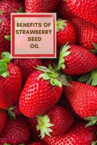 Benefits of strawberry seed oil. It benefits many skin types, including dry, sensitive, and ageing skin without the scent of strawberries