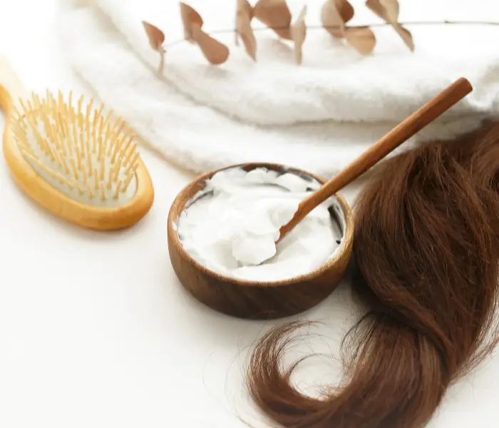 hair brush and conditioning treatment