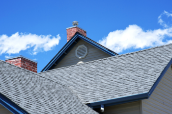 house showing black roof