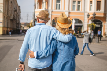 couple travelling on holidays