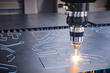 machine drawing on metal