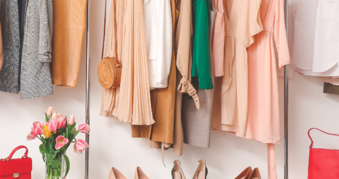 hith heels shoes and flowers and bags and dreses