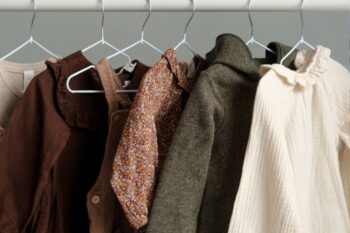 toddler clothes on rail
