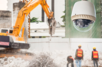 constrcution site and security camera