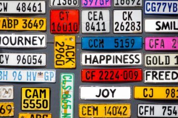 private number plates