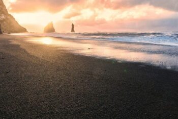 black sand beach iceland