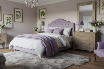 lavender bedroom