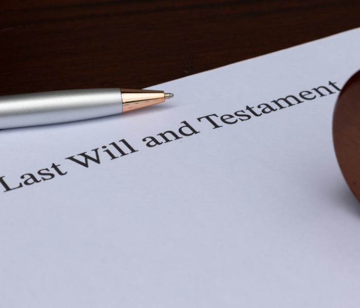 last will and testament