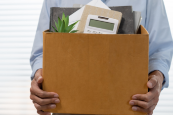 box of office belongings