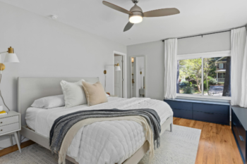ceilimg fan in bedroom
