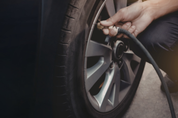 putting air in tyres