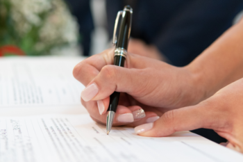 signing documents