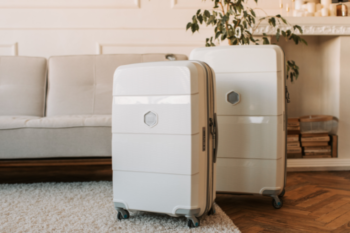 suitcases at home