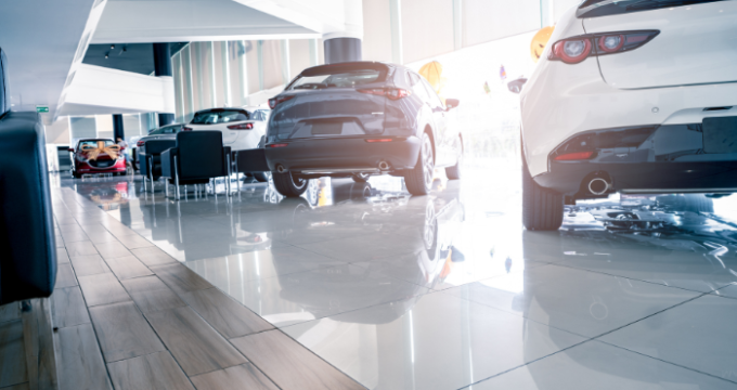 car showroom