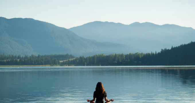 mediating on the end of a pier